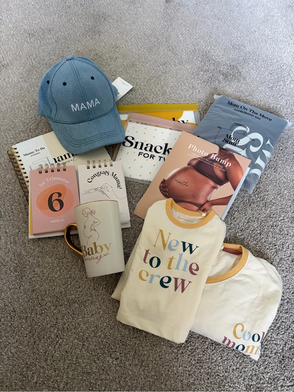 Lot of New Mom Pregnancy Gifts